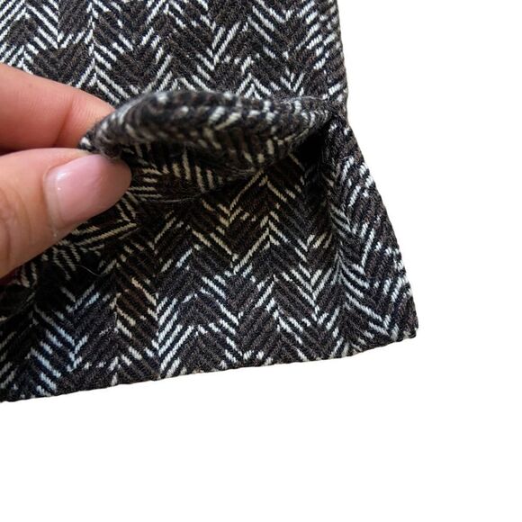 Ladies Chaiken Brand Animal Print Mini Skirt Black and White Size 10 - Picture 4 of 13